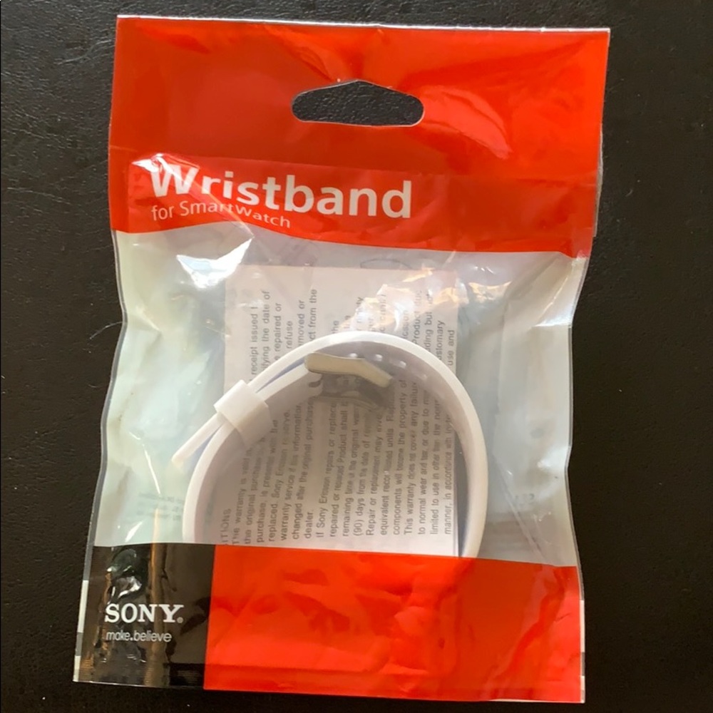 Sony watchband for smart watch -white